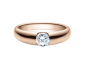 Preview: Rubin Verlobungsring Solitaire Weissgold 0,08 ct.18005