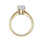 Preview: Rubin Verlobungsring Solitaire Weissgold 0,08 ct.18008