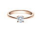 Preview: Rubin Verlobungsring Solitaire Weissgold 0,08 ct.18008