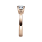 Preview: Rubin Verlobungsring Solitaire Weissgold 0,08 ct.18008