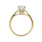 Preview: Rubin Verlobungsring Solitaire Weissgold 0,08 ct.18010