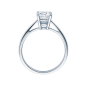 Preview: Rubin Verlobungsring Solitaire Weissgold 0,08 ct.18010