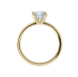 Preview: Rubin Verlobungsring Solitaire Rotgold 0,08 ct. 18011