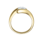 Preview: Rubin Verlobungsring Solitaire Rotgold 0,08 ct. 18015