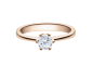 Preview: Rubin Verlobungsring Solitaire Gelbgold 0,08 ct.18016