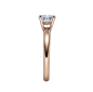 Preview: Rubin Verlobungsring Solitaire Weissgold 0,08 ct.18018