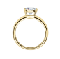 Preview: Rubin Verlobungsring Solitaire Gelbgold 0,08 ct.18019