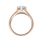 Preview: Rubin Verlobungsring Solitaire Weissgold 0,08 ct.18022