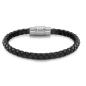 Preview: TeNo Armband DyKoN geflochtenes Leder Edelstahl Verschluss 305166