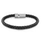 Preview: TeNo Armband DyKoN geflochtenes Leder Edelstahl Verschluss 307548