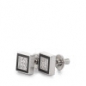 Preview: TeNo Ohrschmuck Edelstahl Ohrstecker Brillant Keramik 034.13P02.D36