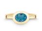 Preview: Quinn Ring 585Weissgold Blautop. b. London blue 6214006582