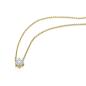 Preview: Bedra Collier 42-3 cm 0,80 mm Dia-Brill zert. 0,15ct 585/- Gelbgold