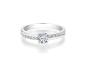 Preview: COLLECTION RUESCH SOLITAIRE RING 950 PLATIN 60/54500PT