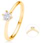 Preview: BEDRA SOLITAIRE DIAMANT RING GELBGOLD RB00148.2