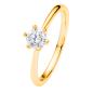 Preview: BEDRA SOLITAIRE DIAMANT RING GELBGOLD RB00151.2