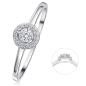 Preview: Bedra Ring Diamant 0,15 ct. 585 Weissgold RB90387.5