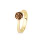 Preview: Saint Maurice Ring Rauchquarz Gelbgold 42859570