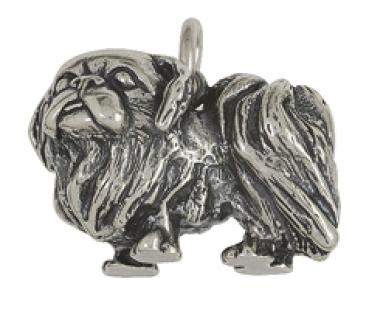 Victory Vogelmann Pekinese 925 Silber oxidiert 849.01046