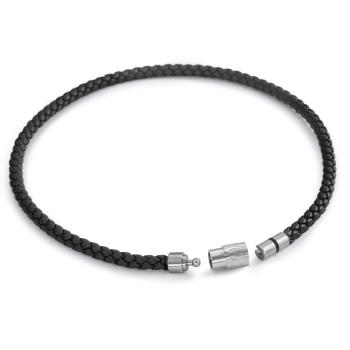 TeNo DYKON Leder Collier schwarz 016.1100.D86.XX