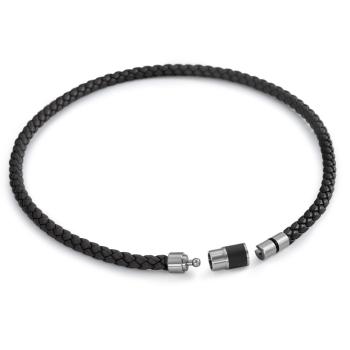 TeNo DYKON Leder Collier schwarz 016.1100E.40