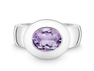 Quinn Ring 925Ag Amethyst 021002633