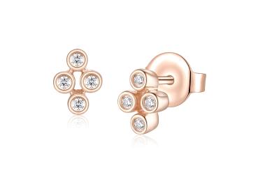 Quinn Ohrringe 750 Rosegold Brillanten 8365679