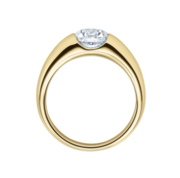 Rubin Verlobungsring Solitaire Weissgold 0,08 ct.18005