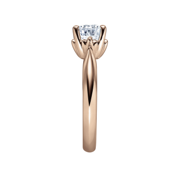 Rubin Verlobungsring Solitaire Rotgold 0,08 ct. 18009