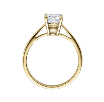 Rubin Verlobungsring Solitaire Weissgold 0,08 ct.18010