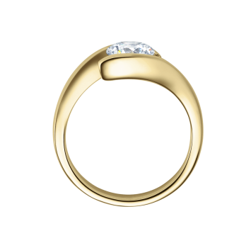 Rubin Verlobungsring Solitaire Rotgold 0,08 ct. 18015