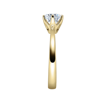 Rubin Verlobungsring Solitaire Gelbgold 0,08 ct.18016