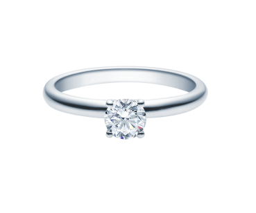 Rubin Verlobungsring Solitaire Weissgold 0,08 ct.18018