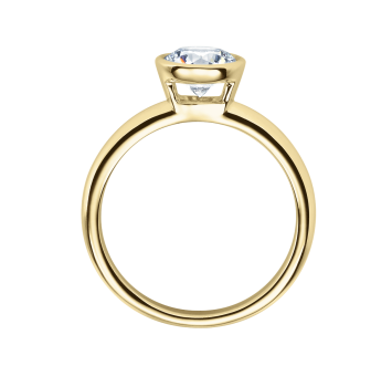 Rubin Verlobungsring Solitaire Gelbgold 0,08 ct.18019