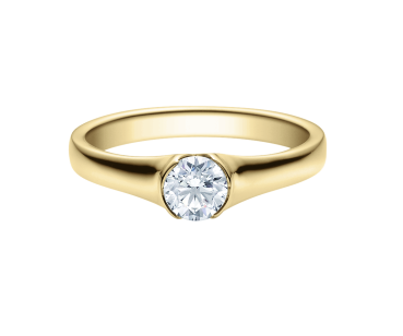 Rubin Verlobungsring Solitaire Weissgold 0,08 ct.18022