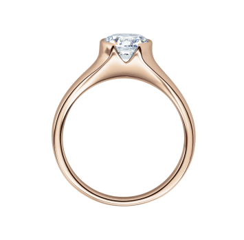 Rubin Verlobungsring Solitaire Weissgold 0,08 ct.18022