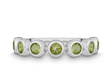 Quinn Ring 585Weissgold Peridot 621065647