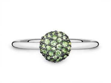 Quinn Ring 750 Weissgold Tsavorite 42110567803