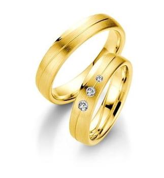 Saint Maurice Trauringe Gelbgold DR 814000