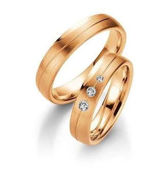 Saint Maurice Trauringe Gelbgold DR 814000