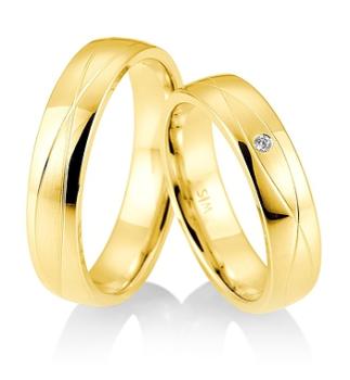 Saint Maurice Trauringe Gelbgold DR 855480