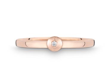 Quinn Ring 750 Rosegold Brillant 8210146