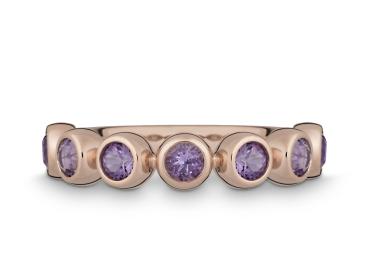 Quinn Ring 585Rosegold Amethyst 321065633