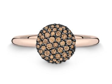 Quinn Ring 750 Rosegold Cognac Brillanten 8211076103