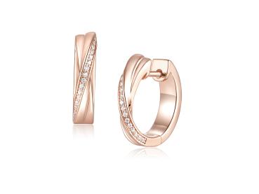 Quinn Ohrringe 750 Rosegold Brillanten 8365699