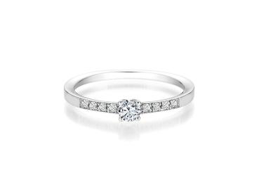 COLLECTION RUESCH SOLITAIRE RING 950 PLATIN 60/44150PT