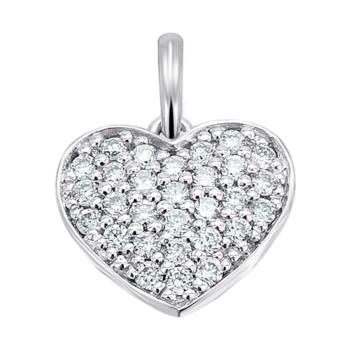 Bedra Anhänger Herz Diamant 585 Weißgold AHB00226.5