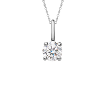 Bedra Solitaire Anhänger 585 Weissgold 0,10 ct. AHB90342.5