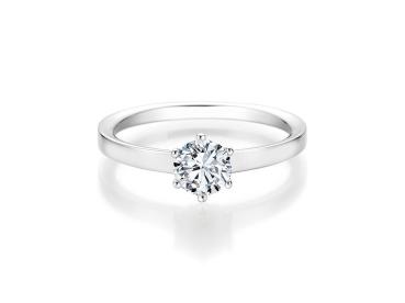 Collection Ruesch Solitaire Ring 950 Platin 60/36750PT