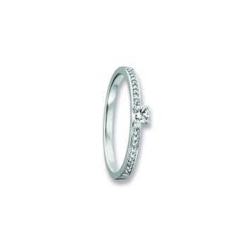 Bedra Antragsring mit Center Weissgold RB00214.5